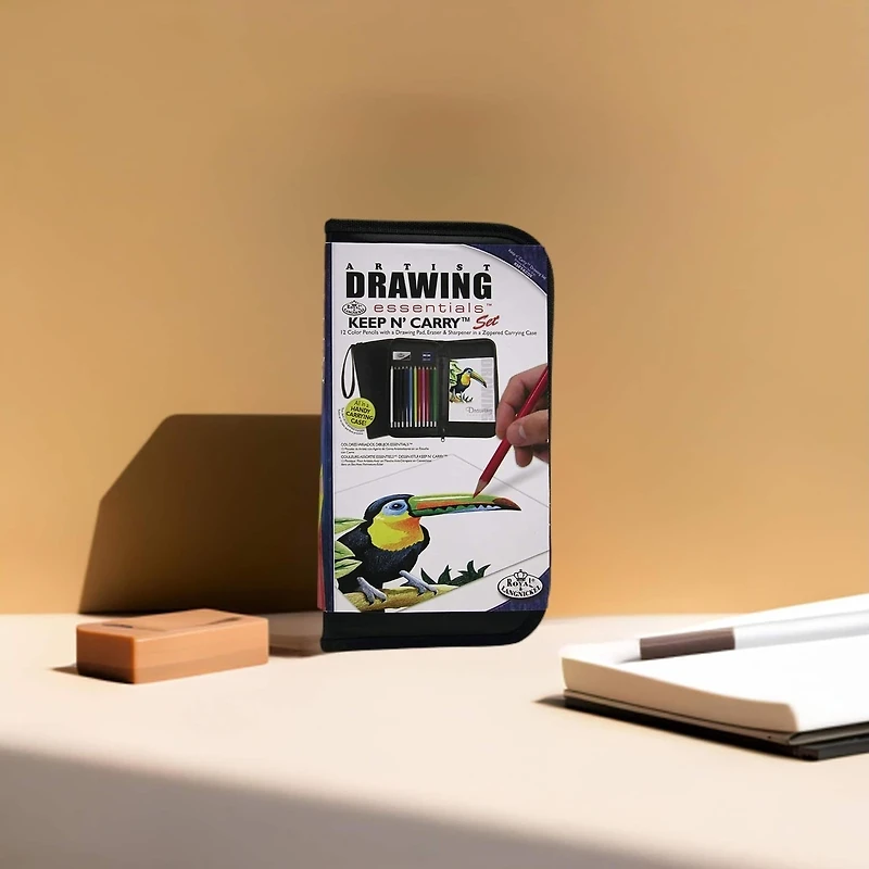 Royal & Langnickel® Essentials™ Keep N' Carry™ Drawing Set