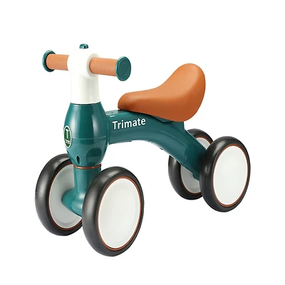 Trimate Green 4 Wheel Baby Walker Balance Bike