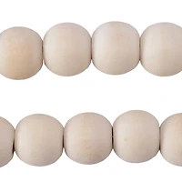 9ft. Natural White Wood Bead Garland by Ashland®