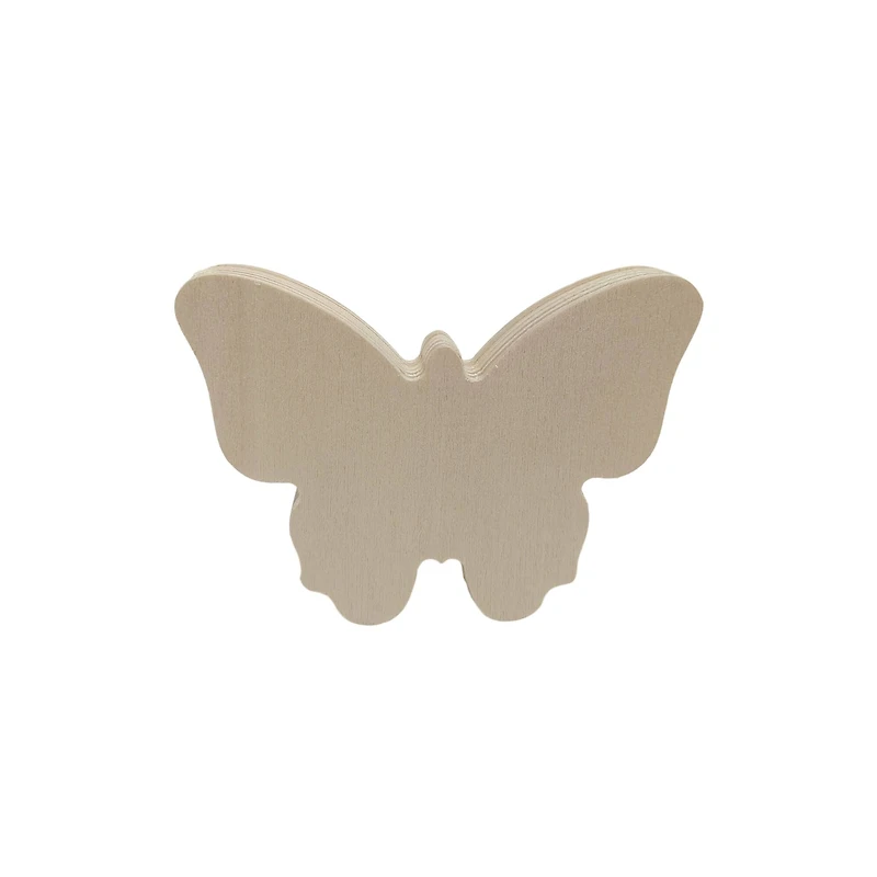 3.5" Unfinished Wood Butterfly Shape by Make Market®