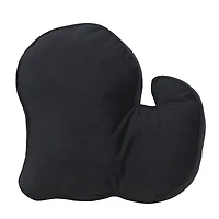 16.5" Black & Silver Skeleton Dog Accent Pillow by Ashland®