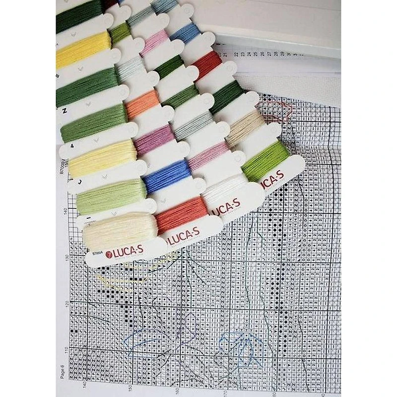 Luca-s April Bouquet Counted Cross Stitch Kit