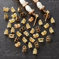 12 Pack: Gold Earring Backs by Bead Landing™