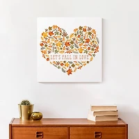 Let's Fall in Love Canvas Wall Art