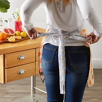 Orange Zest Printed Apron