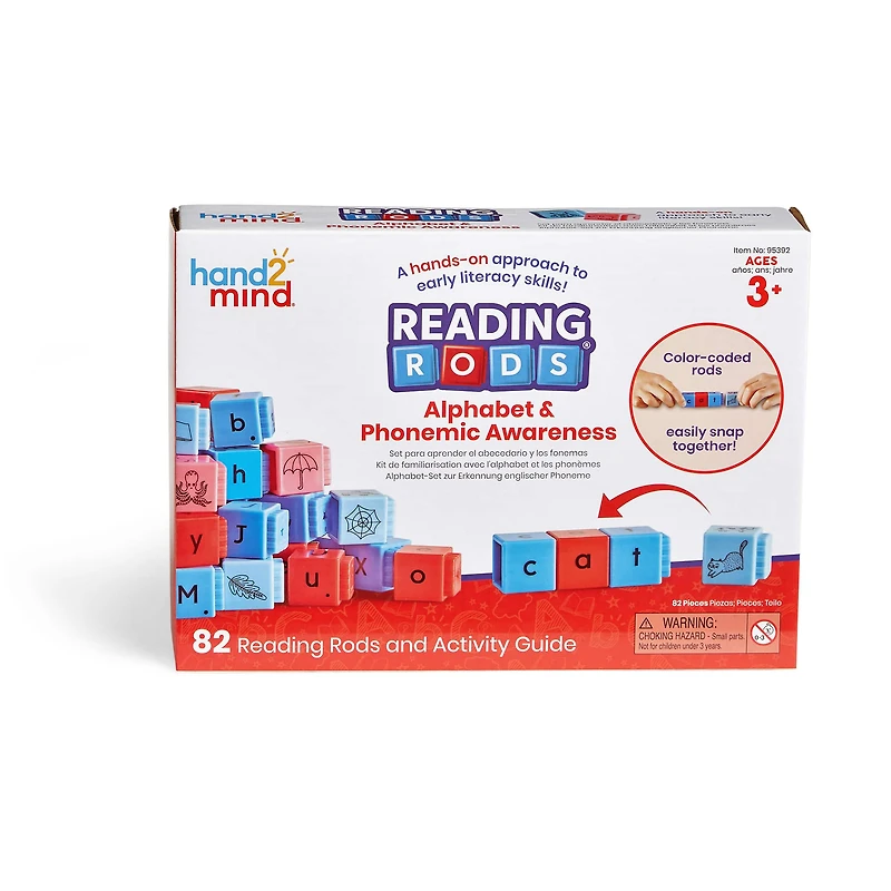 hand2mind Reading Rods® Alphabet & Phonemic Awareness Set