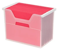 IRIS® Large Open Top Plastic File Box