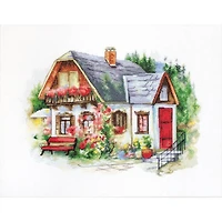 Luca-s Beautiful Country House Counted Cross Stitch Kit