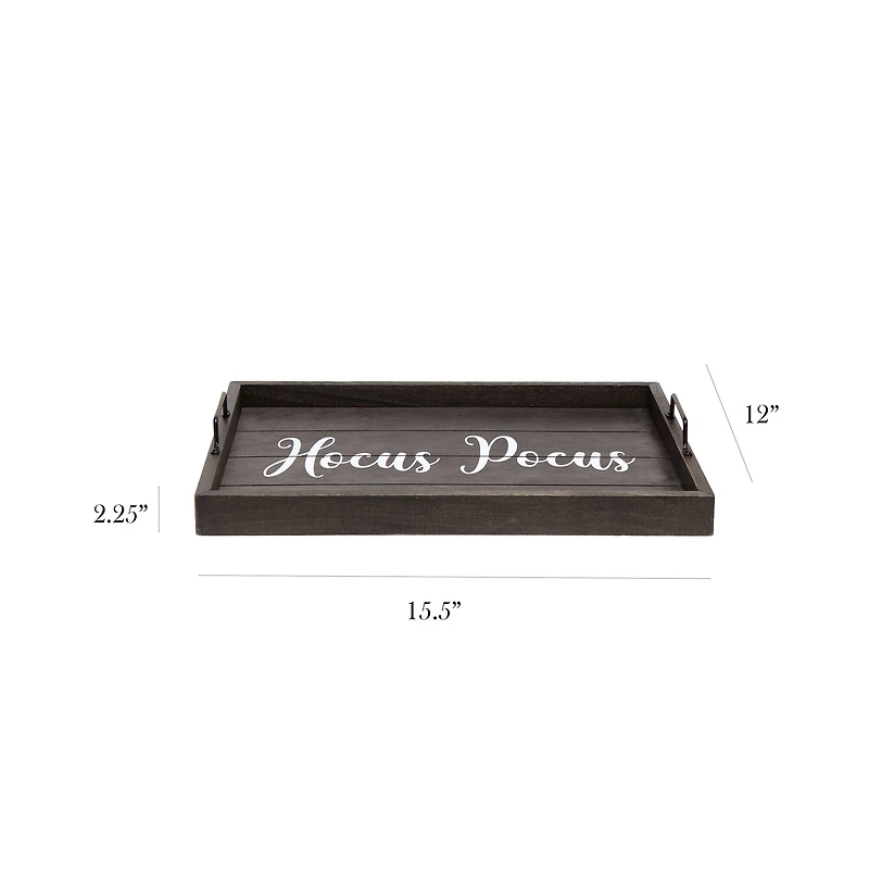 Elegant Designs™ 15.5" Hocus Pocus Serving Tray with Handles