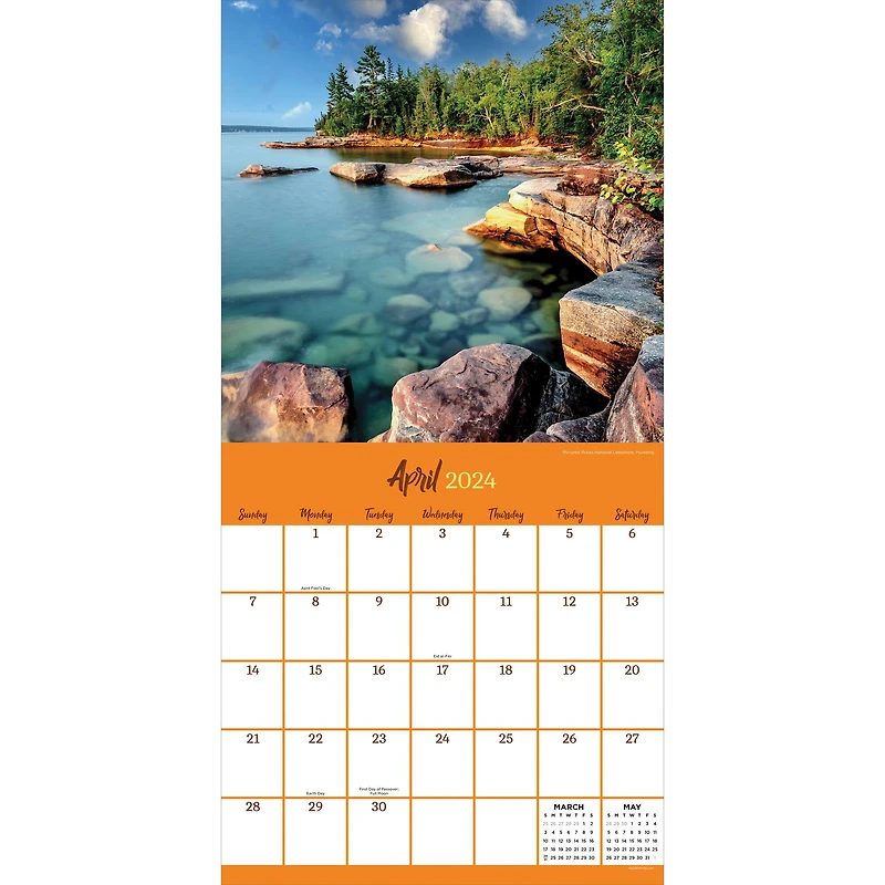 TF Publishing Michigan Wall Calendar