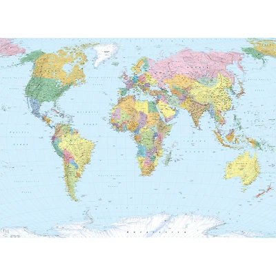 Komar World Map Wall Mural