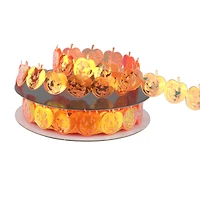 5/8" x 4yd. Orange Jack-O'-Lantern Shaped Ribbon by Celebrate It® Halloween