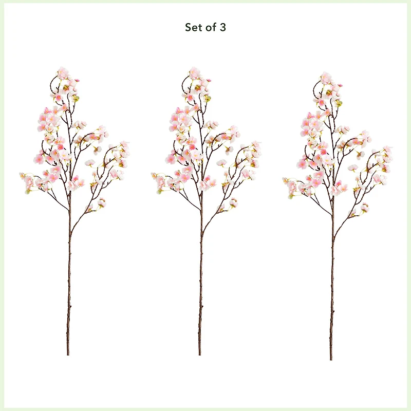 41" Cherry Blossom Flower Stems