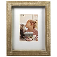Expressions™ 4" x 6" Rustic Wooden Frame with Mat by Studio Décor®