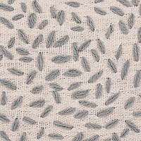 Hello Honey® 14" x 9" Hand-Embroidered Cotton Kantha Stitch Lumbar Pillow