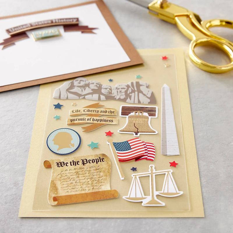 U.S. History Dimensional Stickers by Recollections™