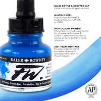 Daler-Rowney® FW Acrylic Ink Primary Set with Empty Marker