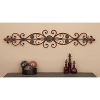 54" Brown Metal Rustic Wall Décor