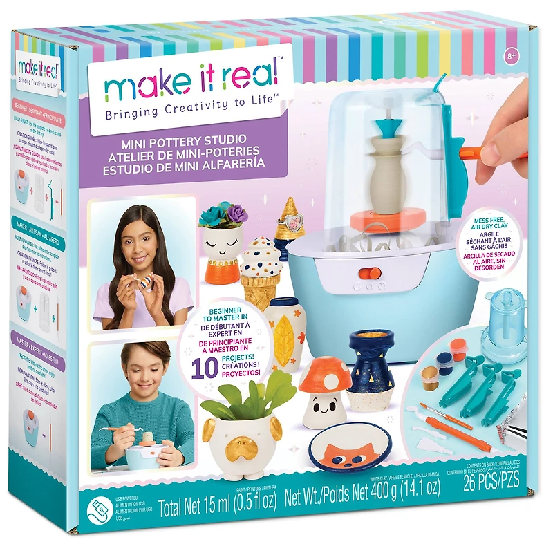 Make It Real™ Mini Pottery Studio Kit