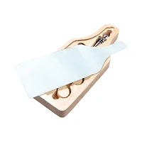 Craft Express 6 Piece Wine & Cheese Tool Set with Glass Cutting Board