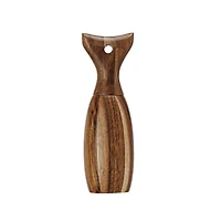 Hello Honey® 7.75" Natural Acacia Wood Fish Tail Shaped Pepper Mill