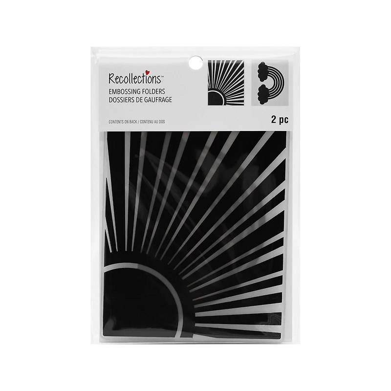 Sun & Rainbow Embossing Folders Set by Recollections™