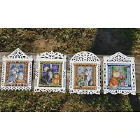 MP Studia Winter Evening Cross Stitch On Wood Kit