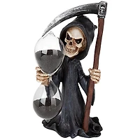 Design Toscano 8" Grim Reaper Time is Up Sand Timer Hourglass Statue