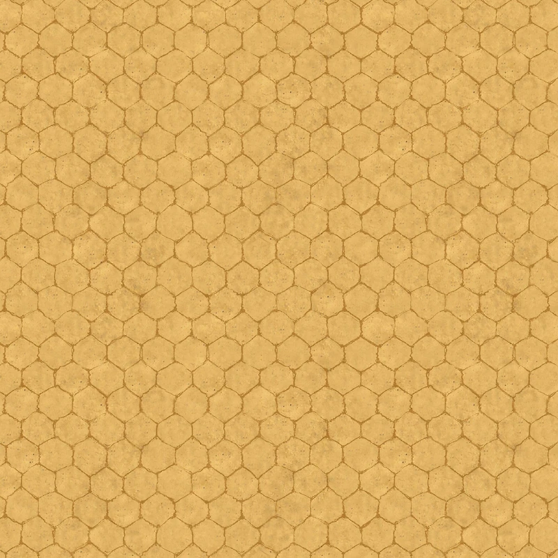 Springs Creative Crown Roost Yellow Chicken Wire Cotton Fabric