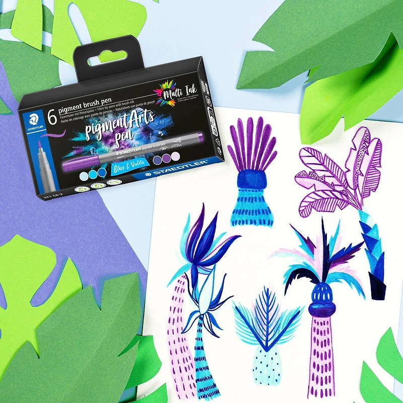 STAEDTLER® Pigments Arts Brush Pen Set