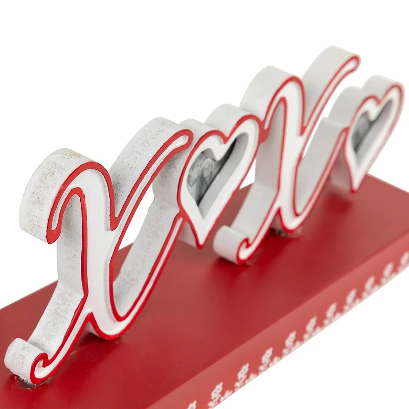 12" Valentine's Day Heart & Floral "XOXO" Photo Frame 