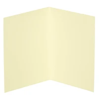 JAM Paper A2 Light Yellow Blank Foldover Cards