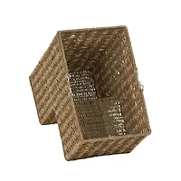 Household Essentials Seagrass Wicker Stair Basket
