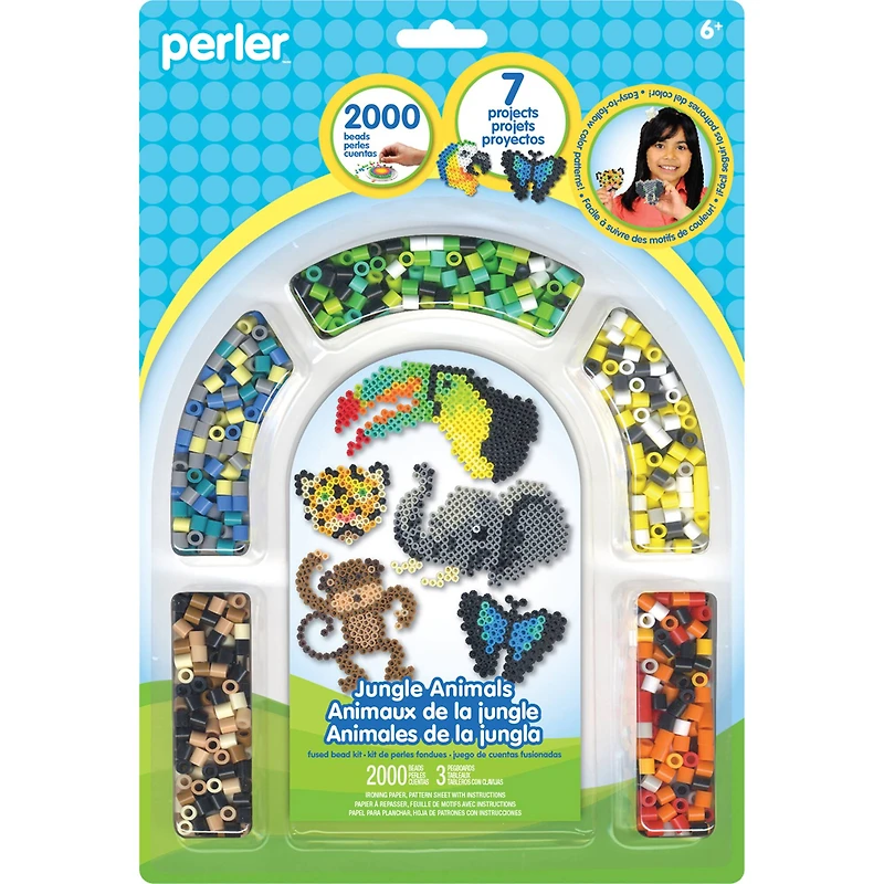 Perler™ Jungle Fused Bead Kit