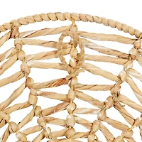 Set of 3 Cream Dried Plant Material Coastal Style Wall Decor, 20", 24", 28"