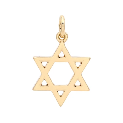 14K Gold Plated Star of David Charm by Bead Landing™