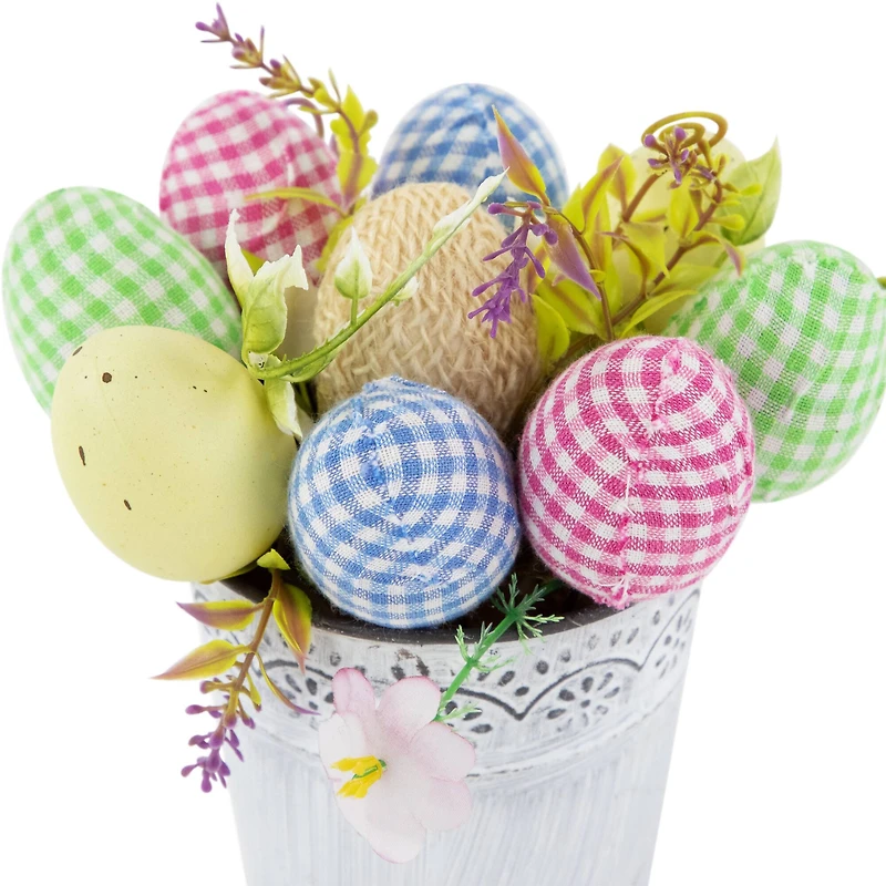7" Easter Egg Spring Potted Floral Arrangement