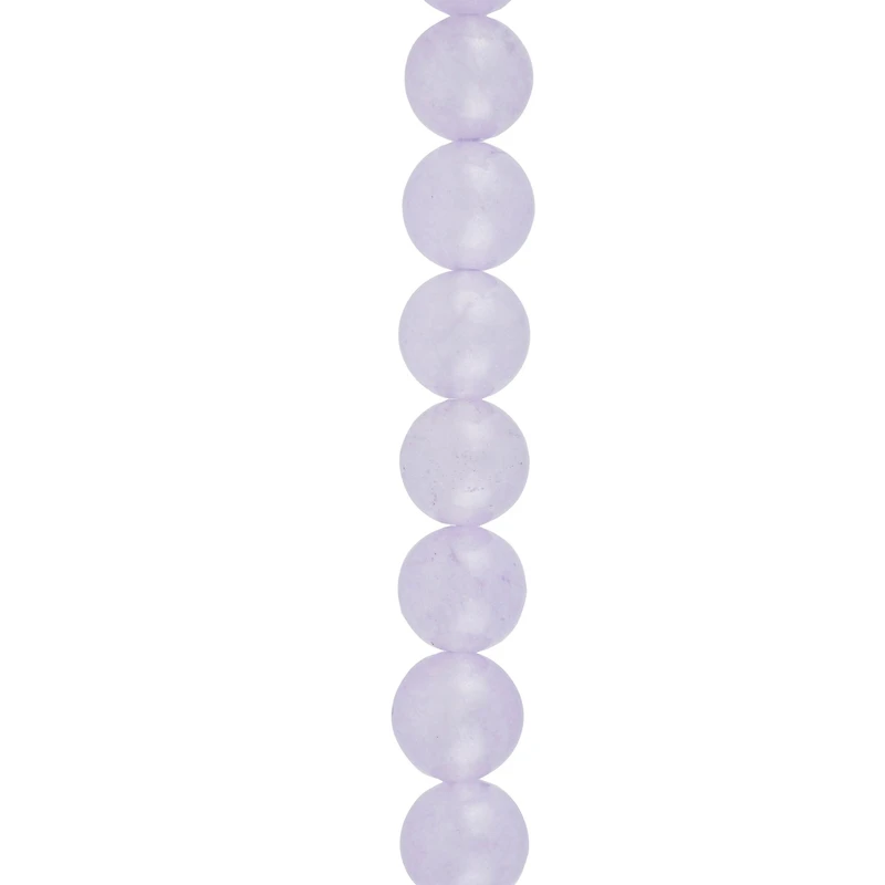 Light Purple Quartz Round Beads, 8mm by Bead Landing™