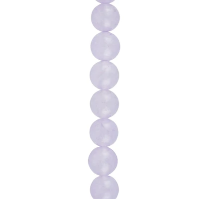 Light Purple Quartz Round Beads, 8mm by Bead Landing™