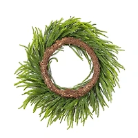 Glitzhome® 28"D Christmas Greenery PE Wreath