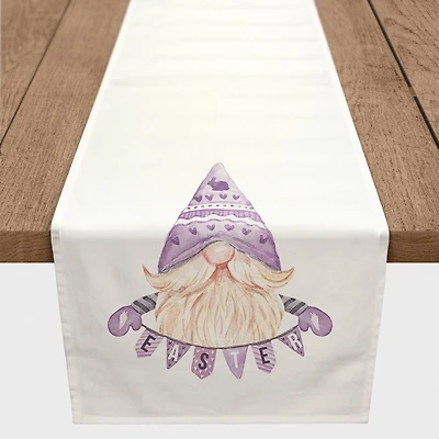 Easter Gnome Banner Runner 1 16" x 72" Cotton Twill Runner