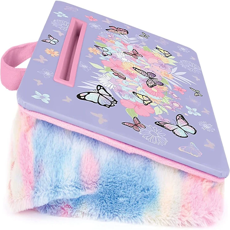 Make It Real™ 3C4G Purple Pastel Butterfly Lap Desk