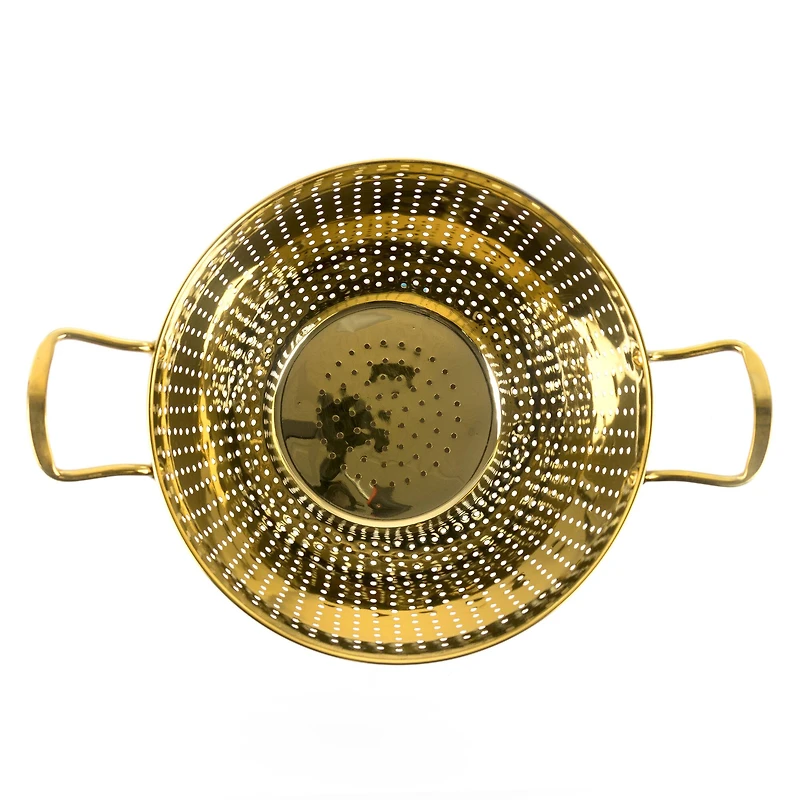 Gibson Home Gold 5-Quart Colander