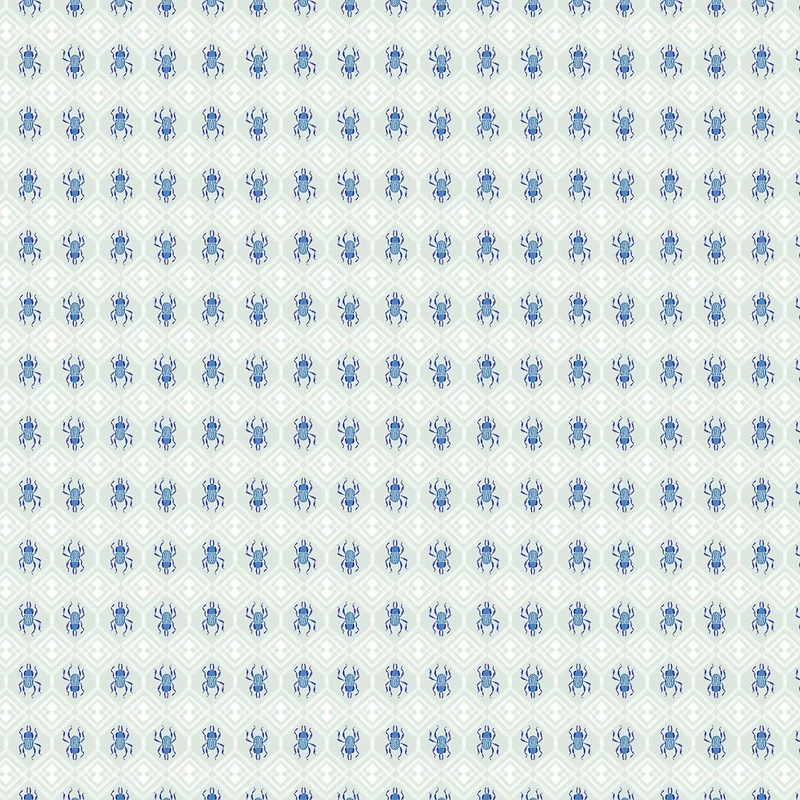 Cricut® Premium Vinyl™ Natalie Malan Beetle Blues Removable Patterned Sampler