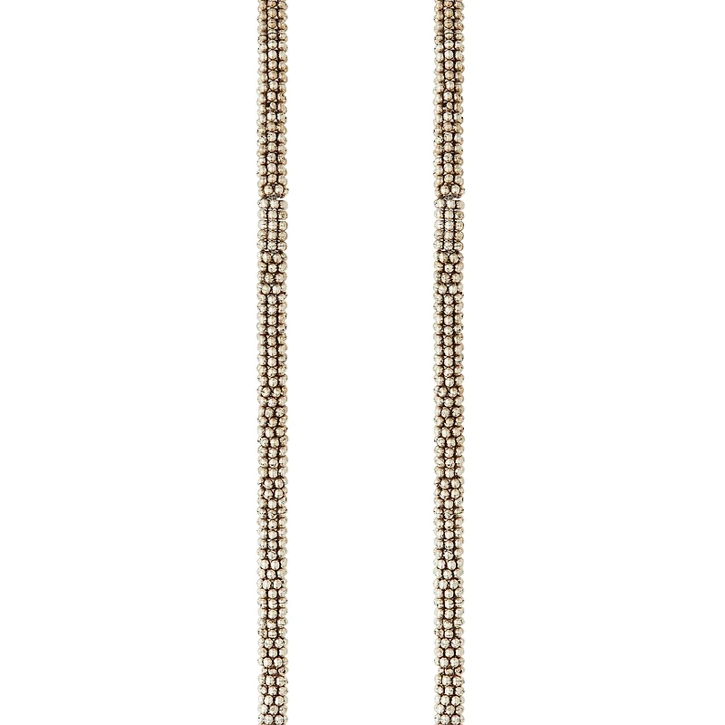 12 Pack: Silver Small Dot Rondelle Metal Beads, 4mm by Bead Landing™