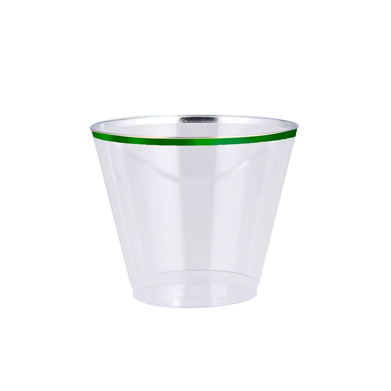 9oz. Green Plastic Cups, 8ct. by Celebrate It™