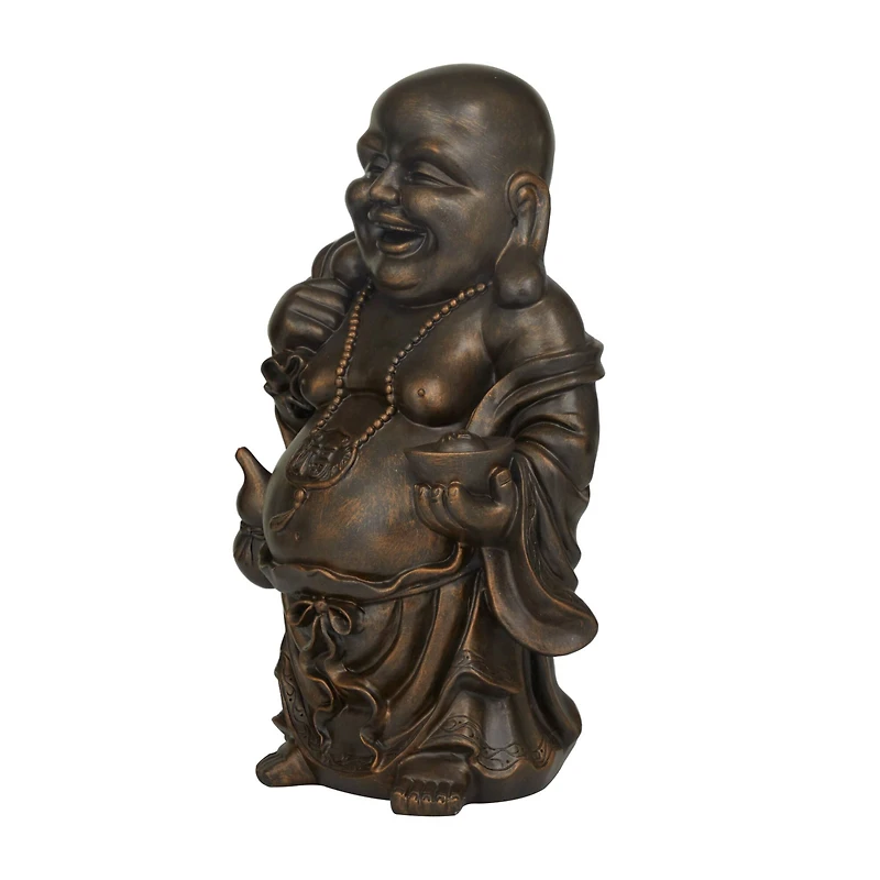 Copper Polystone Bohemian Sculpture, Set of  17" x 11" x 8"