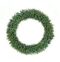 5ft. LED Buffalo Fir Commercial Artificial Christmas Wreath