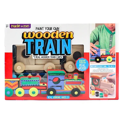 Made by Me® Paint Your Own Wooden Train