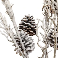 24" Snowy Pinecone Branch Deluxe Bush by Ashland®